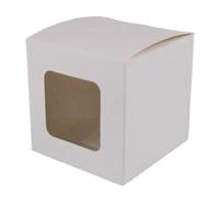 Tazas De Caja Embalaje Papel Kraft En Forma Cubo 20 Piezas