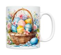Tazas De Cerámica Conejito De Pascua, Capacidad Práctica De 350 Ml, 9,5 X 8 Cm, Taza De Té De Pascua, Taza De Café De P-ascua, Mango Cómodo, Para Café, Té O Chocolate Caliente Durante , Mesas E