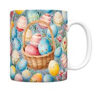 Tazas De Cerámica Conejito De Pascua, Capacidad Práctica De 350 Ml, 9,5 X 8 Cm, Taza De Té De Pascua, Taza De Café De P-ascua, Mango Cómodo, Para Café, Té O Chocolate Caliente Durante , Mesas E