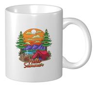 Tazas De Cerámica Hola Verano Campamento De Verano Tazza Di Latte Moderna Hombres Tazas De Té, Para Deportista, Bebidas Calientes, Oficina, 330ml