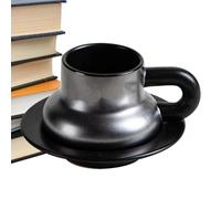 Tazas de Cerámica Mango Ergonómico, Reutilizable, Elegante, Tazón De Para