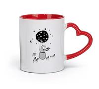 Tazas de cerámica personalizadas con el personaje de dibujos animados del Principito Zorro (320 ml) para la escuela, perfectas para cocinas, restaurantes y cafeterías, una gran idea para regalar.