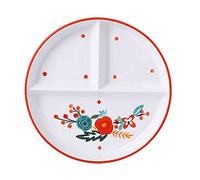 tazas de cerámica, tazas de sopa, Portion Control Plate,Divided Dinner Plates,Ceramic Ramen Bowls, Deep Soup Bowls, Rice Bowls Microwave Safebowl-Spring-Bowl(Autumn,Plate)