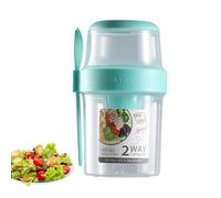 Tazas de cereales para llevar - 6,89 x 3,86 en un recipiente de leche | Contenedores de avena de noche, tarros de yogur, taza de cereal, recipiente portátil de 29 oz para leche y cereales empor