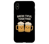 Tazas de Cerveza Brew-Tiful Together - Juego de Palabras para Beber Cerveza Artesanal Carcasa para iPhone XS MAX