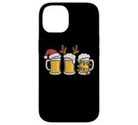 Tazas de Cerveza con Luces navideñas de Papá Noel Carcasa para iPhone 14