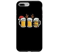 Tazas de Cerveza con Luces navideñas de Papá Noel Carcasa para iPhone 7 Plus/8 Plus