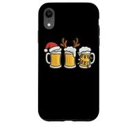 Tazas de Cerveza con Luces navideñas de Papá Noel Carcasa para iPhone XR