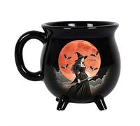 Tazas de Halloween, cerveza de brujas personalizada, regalos de cumpleaños de Halloween para amigos, hermanas, mejores amigas, familia, para ti mismo, Witching You a Wicked Brew Cauldron