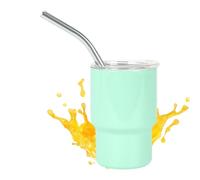 Tazas de inyección pequeñas, vasos de inyección de 3 oz con paja, botellas de acero inoxidable para cóctel de whisky Coffe Spirits