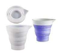 Tazas De Mezcla De Resina Epoxi - Taza De Mezcla De Medición De Molde De Silicona DIY | Dispensador De Silicona, Para Moldear, Teñir, Fabricación De Joyas, Arte