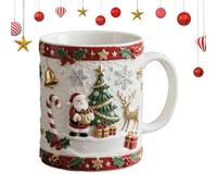 Tazas De Navidad - Taza De Café De Resina Creativa | Taza De Rutina Mañana, Cumpleaños, Decoración Del Hogar, Trabajo, Momentos De Relajación, Fiestas De Temporada, Ocio El Fin De Semana