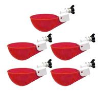 Tazas de suministro de agua de pollo - 10pcs tazas de riego automotriz para aves de corral, codornices y gallinas | Bebedores agrícolas sostenibles con fácil sujeción, cuencos de hidratatio