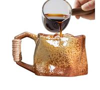 Tazas de,Taza de - Taza de cerámica de 250 ml Tazas de café de forma irregular - Taza de agua portátil, taza estética para café, té, bebida helada caliente, leche, fiesta en casa