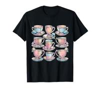 Tazas de té estéticas Pastel Floral Summer Vibes Dreamy Art Camiseta
