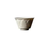 Tazas de Té Taza de té de cerámica china retro, taza de té individual personal, taza de anfitrión de cerámica con relieve for el hogar Taza de Café