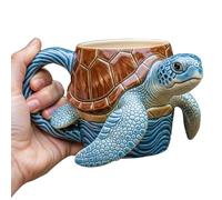 Tazas De Té, Tazas Con Criaturas Marinas, Objeto De Arte Decorativo Para Cocina Comedor Amantes Del Mar Bebidas Calientes Frías Navidad Cumpleaños
