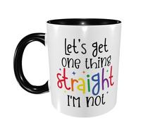 Tazas Desayuno Dejemos Una Cosa Clara: No Soy... De Cerámica Regalo Original Tazas Graciosas Divertido Regalo Para Jubilación Taza Café 11Oz