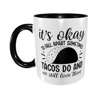 Tazas Desayuno Está Bien Desmoronarse A Veces Apta Para Microondas Regalo Original Taza Café Divertido Regalo Para Jubilación Tazas Graciosas 11Oz