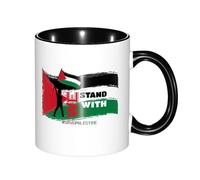 Tazas Desayuno Estamos Con Palestina, Salvemos Palestina De Cerámica Regalo Original Taza Café Original Regalo Personalizado Tazas Graciosas 11Oz