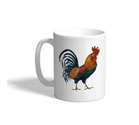 Tazas Desayuno Gallo con aspecto vintage J Animals Farm taza de café | trabajo 330ml Taza café Graciosa Taza Cerámica para mujer Vuelta al Cole Novias