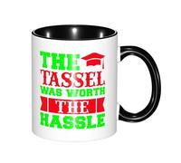 Tazas Desayuno La Borla Valió La Pena La Molestia De Cerámica Regalo Personalizado Tazas Graciosas Original Regalo Para Jubilación Taza Café 11Oz