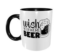 Tazas Desayuno Ojalá Fueras Cerveza Divertido Regalo Personalizado Tazas Graciosas Apta Para Microondas Regalo Original Taza Café 11Oz