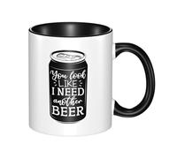 Tazas Desayuno Pareces Que Necesito Cerveza Apta Para Microondas Regalo Para Jubilación Tazas Graciosas Divertido Regalo Personalizado Taza Café 11Oz
