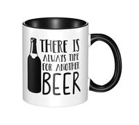 Tazas Desayuno Siempre Hay Tiempo Para La Cerveza Original Regalo Personalizado Tazas Graciosas Apta Para Microondas Regalo Original Taza Café 11Oz