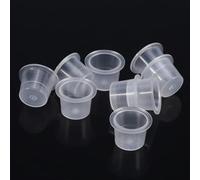 Tazas desechables de pigmento para tatuajes, 3 tamaños disponibles Tazas de tinta para tatuajes 100 piezas a prueba de agua para tinta de tatuaje(METRO)