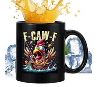 Tazas Divertidas - 355 ml Taza De Cerámica De Pollo Divertida | Con Motivo De Gallo Para Chocolate Caliente Con Leche | Para Cumpleaños Mujeres Hombres Compañeros De Trabajo Té Para El Trabajo Café Le