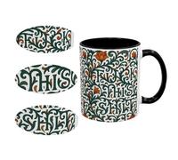 Tazas divertidas para mujeres hombres,Tazas de café de cerámica,Taza de café con mensaje oculto,Tazas de café originales,Regalos secretos divertidos para adultos,Arcos de oficina para compañeros de