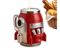 Tazas geniales para mujer: botella aislada con diseño espacial, taza de café con forma de cohete, mantiene las bebidas calientes o frías, perfecta para los entusiastas de la tecnología, hombres
