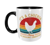 Tazas Graciosas Es Una Cosa De Pollos Amante De Los Pollos Divertidos Apta Para Microondas Regalo Para Familia Taza Café Original Regalo Para Jubilación Tazas Desayuno 11Oz
