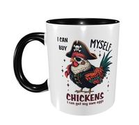 Tazas Graciosas Gallo Gracioso Puedo Conseguir Mis Propios Huevos Yo Solo Original Regalo Para Familia Tazas Desayuno Divertido Regalo Personalizado Taza Café 11Oz