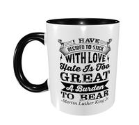 Tazas Graciosas He Decidido Seguir Con El Amor. Día De Martin Luther King Jr. Original Regalo Para Familia Tazas Desayuno Apta Para Microondas Regalo Para Jubilación Taza Café 11Oz