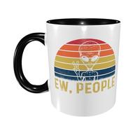 Tazas Graciosas ¡Qué Asco, Gente! Divertido Atardecer Extraterrestre. Divertido Regalo Original Tazas Desayuno Original Regalo Para Jubilación Taza Café 11Oz