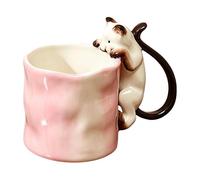 Tazas Graciosas y Divertidas,Vasos de cerámica monas con capacidad de 280 ml | Taza de Café con Asa 3D de Gato - Para Hombres Mujeres Familia Colegas Amantes De Los Gatos Hogar Oficina Dormitorio Estu