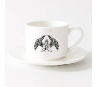 Tazas Grandes para Té, Café y Chocolate Caliente Ángel romántico （6oz/175ml） El mejor regalo para una bebida matutina, bodas, cumpleaños, regalos para mujeres, Día del Padre, madres, niñas y niños