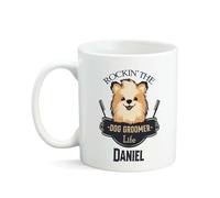 Tazas Humor Taza De Desayuno Fantástico Sobre Cómo Triunfar En La Vida De Peluquero Canino. Divertido Tazas De Té Para Cumpleaños Oficina Mamá 330Ml
