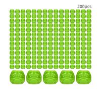 Tazas Ink Caps - 200 piezas de pigmento tatuaje mixtas con base suministros desechables para tinta maquillaje microblading plástico resistente fáciles usar limpiar y almacenar estable evita derrames s