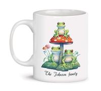 Tazas Maravillosa Taza Cerámica Ranas En Familia Humor Tazas De Té Para Día De La Madre Cumpleaños Abuela 330Ml