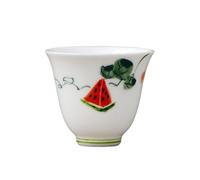 Tazas Matcha Simple mesa de té para el hogar de té Taza de té de cerámica pintada a mano Taza de invitado personal Taza individual Taza de té Juego de té con infusor