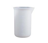 Tazas medidoras de silicona multiusos de 120 ml, accesorio para resina epoxi y mezcla de pintura, diseños resistentes y flexibles, suministros de experimentos de laboratorio