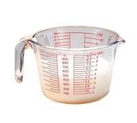 Tazas medidoras de vidrio, contenedor de medición y portátil transparente - Contenedor de medición de vidrio - para horno, lavavajillas, congelador, medición, preparación, hornear, cocina