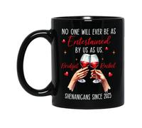 Tazas Nadie Jamás Se Divertirá Tanto Con Nosotros Taza De Cerámica,Porcelana,Novedad,Tazas De Té Para Día De La Madre Oficina Abuela 330Ml