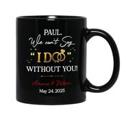 Tazas No Podemos Decir "Lo Hago" Sin Ti Taza De Desayuno,Impresa,Humor,Tazas De Té Para Cocina Café Y Té Oficina 330Ml