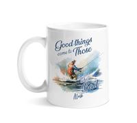 Tazas Novedad Taza Cerámica Las Cosas Maravillosas Les Llegan A Quienes Provocan. Maravillosa Tazas De Té Para Mamá Oficina Día De La Madre 330Ml