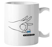 Tazas originales, Taza divertida con frases y mensaje gracioso, Detalles para compañeras de trabajo, Amigo invisible, Funny mug, Cerámica 330 mL (Tu opinión v1)