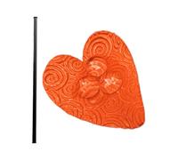 Tazas para beber para jardín | Bebederos con forma de corazón de metal - Estación de hidratación, apto para mariposas Vespas, Patio, Prato, Portico Corte Prateria